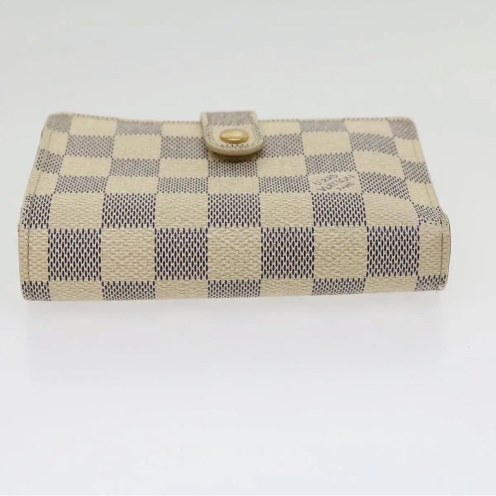 LOUIS VUITTON Damier Azur Portefeuille Viennois Bifold Wallet Auth - Picture 5 of 16